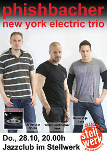 poster a1 trio 10 w CDrgb small PHISHBACHER   NEW YORK ELECTRIC TRIO stellwerk