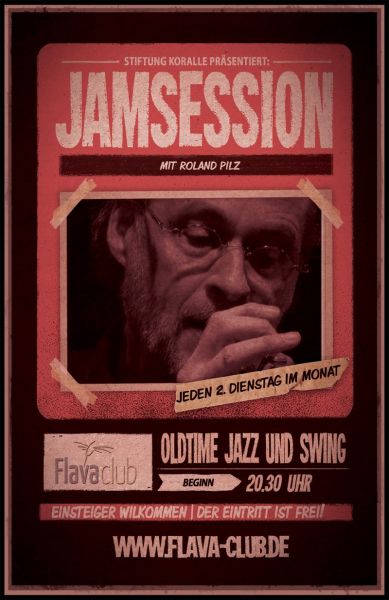 Oldtimejazz web Jamsession mit Roland Pilz jazzinhamburg