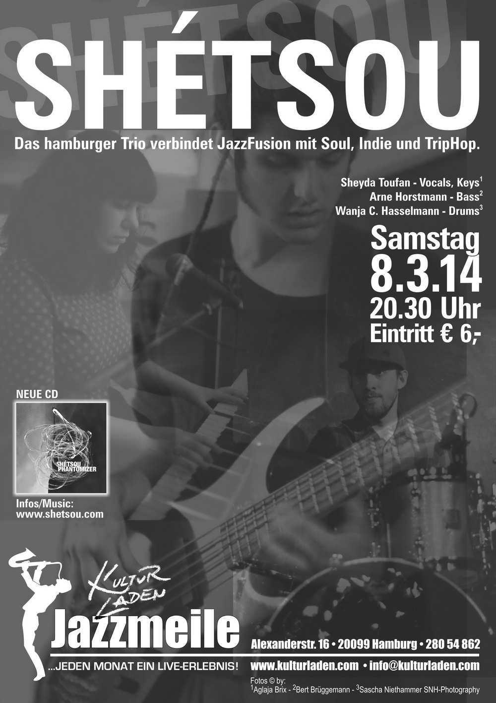 Jazzmeile presents: SHÉTSOU SHETSOU email Jazzmeile presents: SHÉTSOU jazzmeile