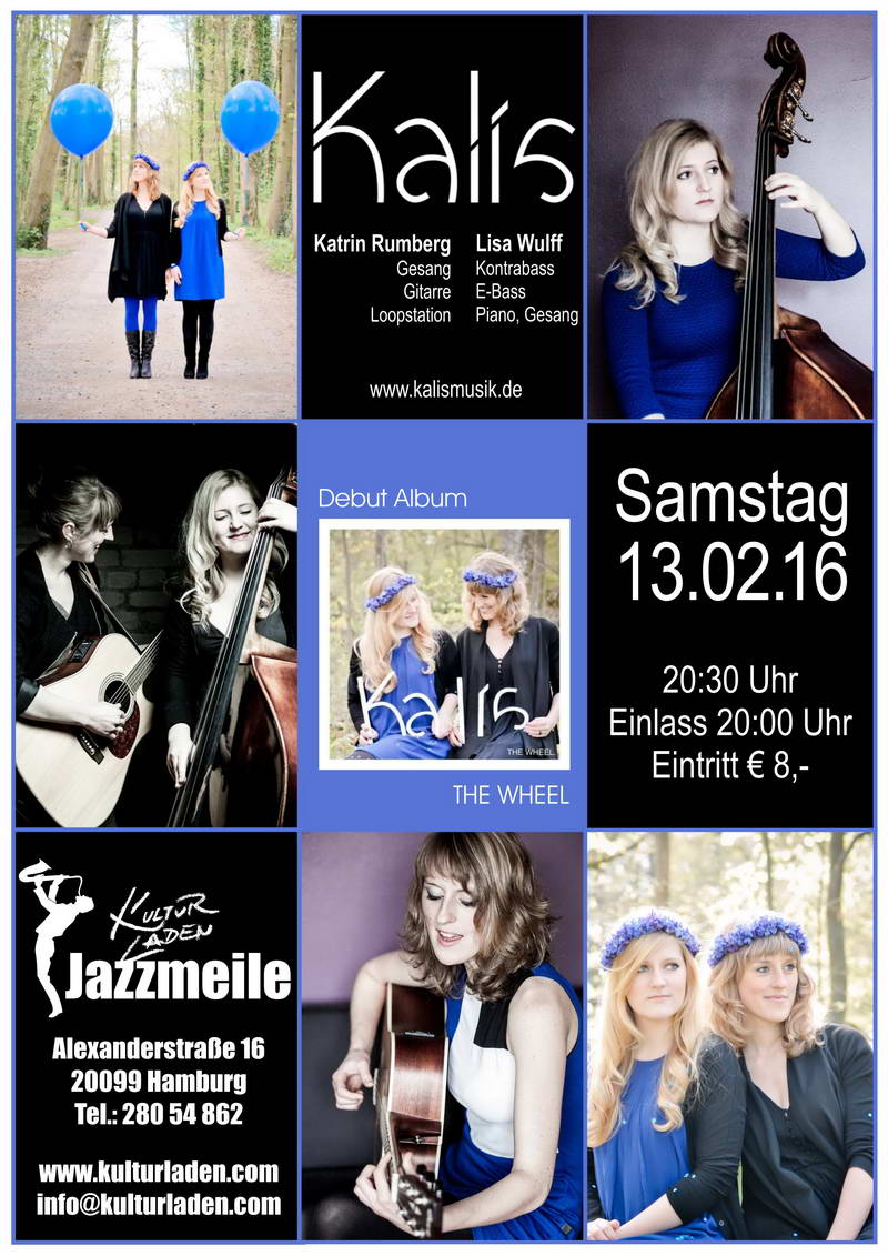 Plakat email Jazzmeile presents: KALÍS  jazzmeile