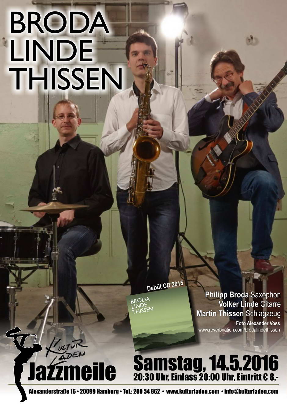 Plakat Mail Jazzmeile presents: Broda Linde Thissen  jazzmeile