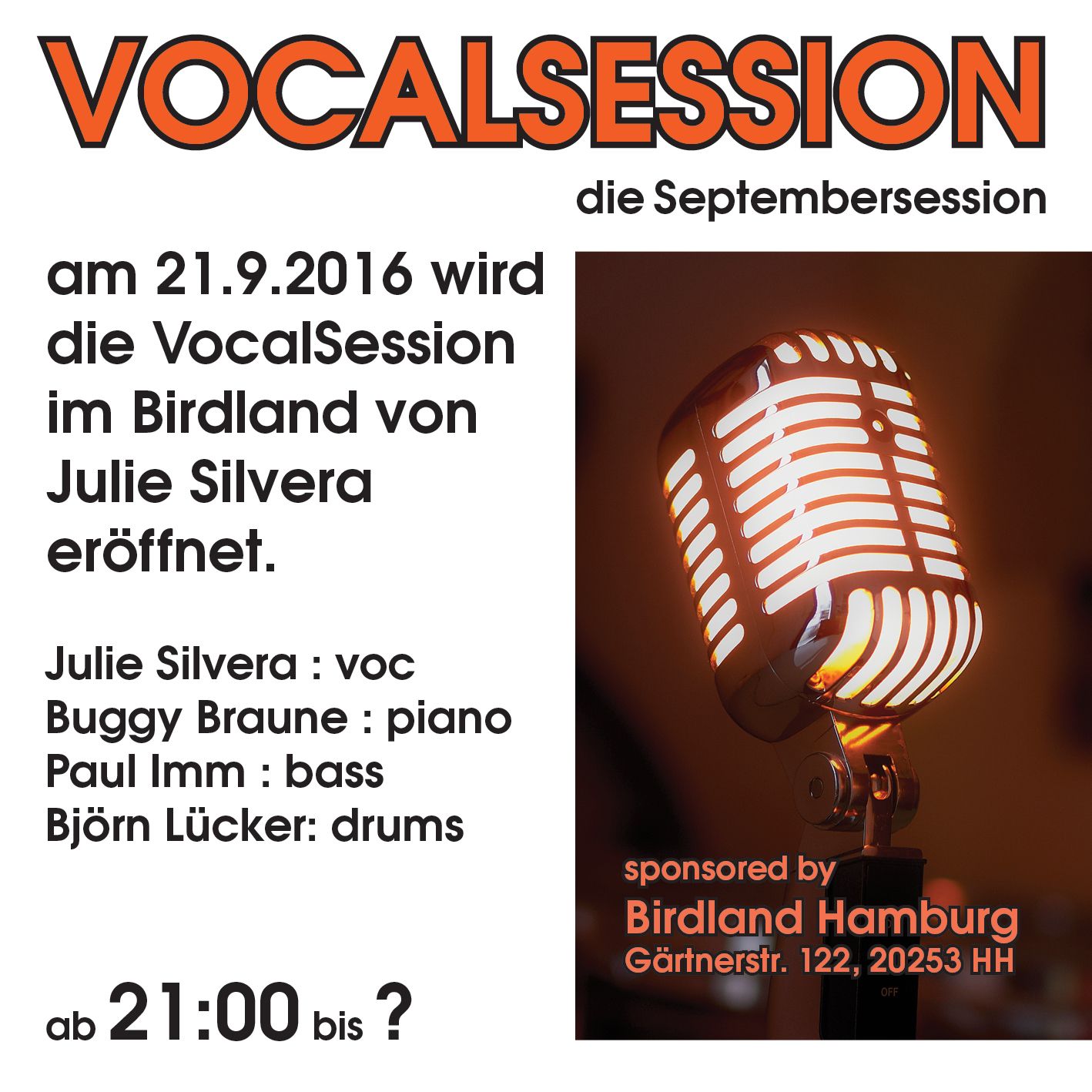 VocSess Julie2109 BIRDLAND VOCALSESSION jazzinhamburg