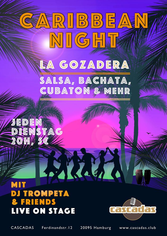 caribbean night neu CARIBBEAN NIGHT  cascadas