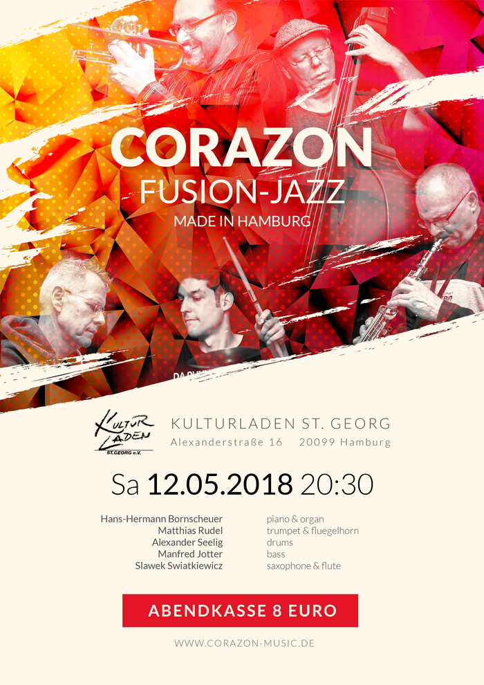 CORASON Plakat 700pxl Jazzmeile presents:  CORAZON   jazzmeile