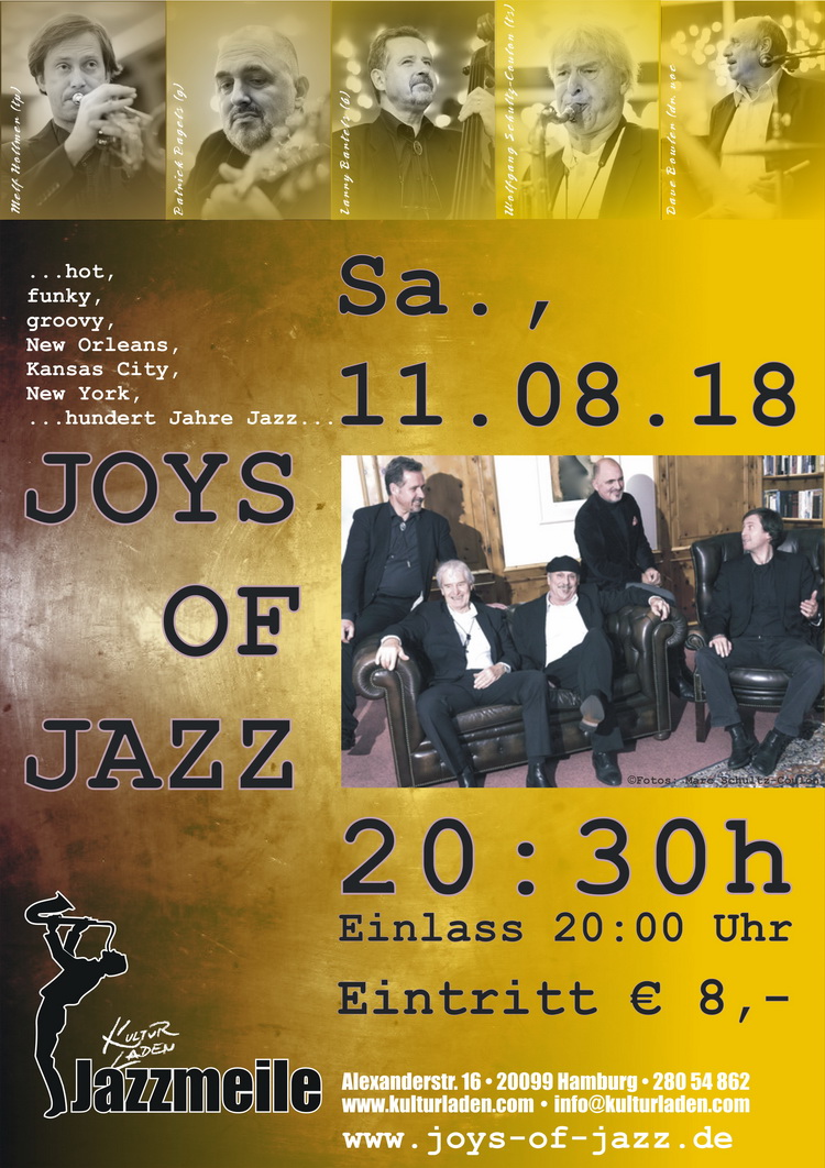 Plakat n 750pxl Jazzmeile presents: „Joys of Jazz“ jazzmeile