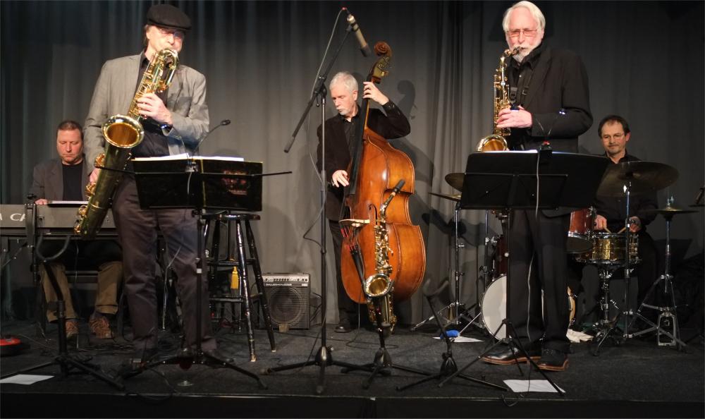 2018 11 17 Saxotones Pressefoto Saxotones Jazz Quintett komm du