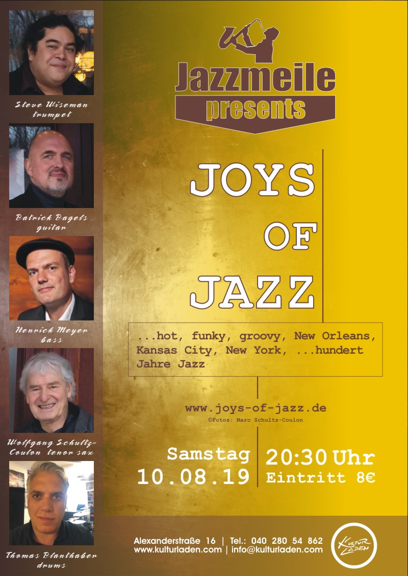 Plakat 600px Jazzmeile presents: „Joys of Jazz“ jazzmeile
