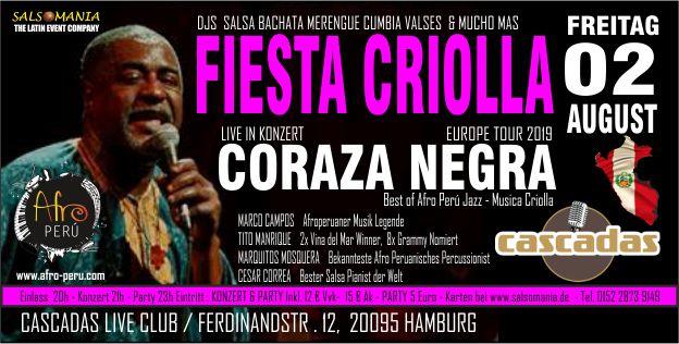 Fiesta%2520criolla Fiesta Criolla mit Coraza Negra von Afro Perú  cascadas