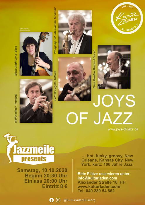Plakat Social Media1 Jazzmeile presents: „Joys of Jazz“ jazzmeile